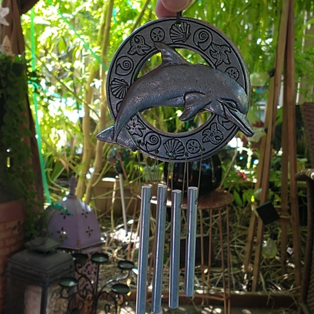 Pewter Dolphin Chimes